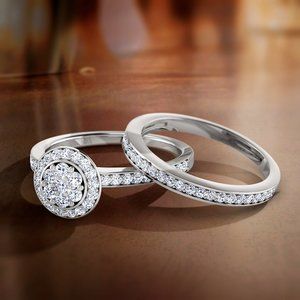 0.76 CTW Round Diamond Engagement Ring In14k Gold